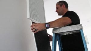 Getting The Aircon Filter Out to Clean - Air Conditioning Services